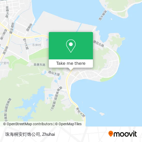 珠海桐安灯饰公司 map