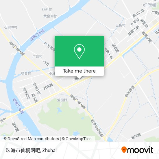 珠海市仙桐网吧 map