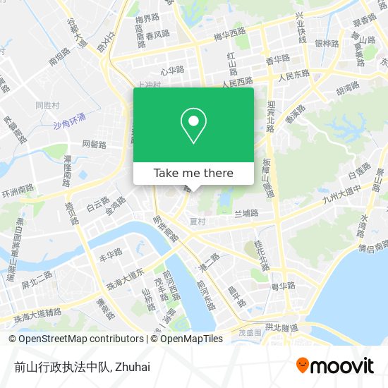 前山行政执法中队 map