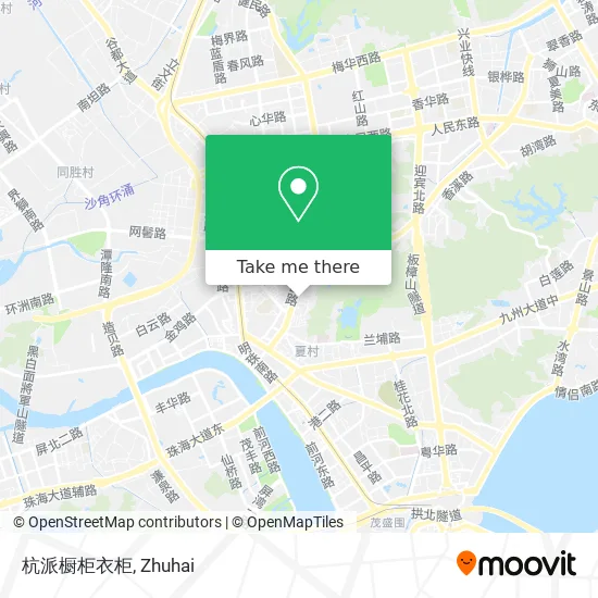 杭派橱柜衣柜 map