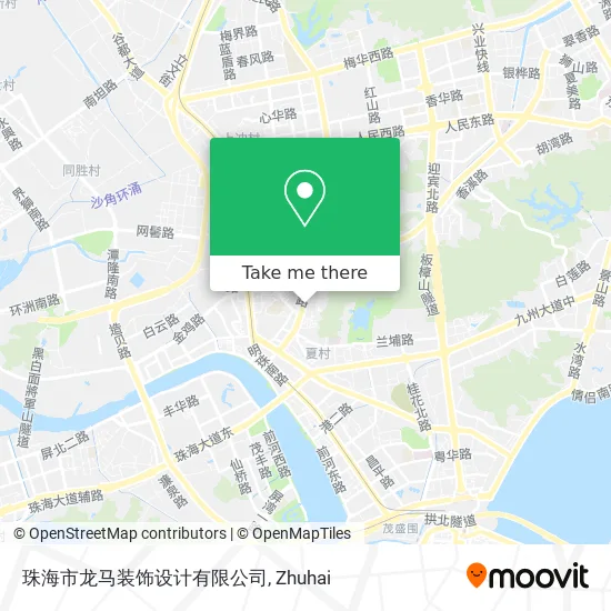 珠海市龙马装饰设计有限公司 map