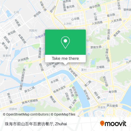 珠海市前山百年百磨坊餐厅 map
