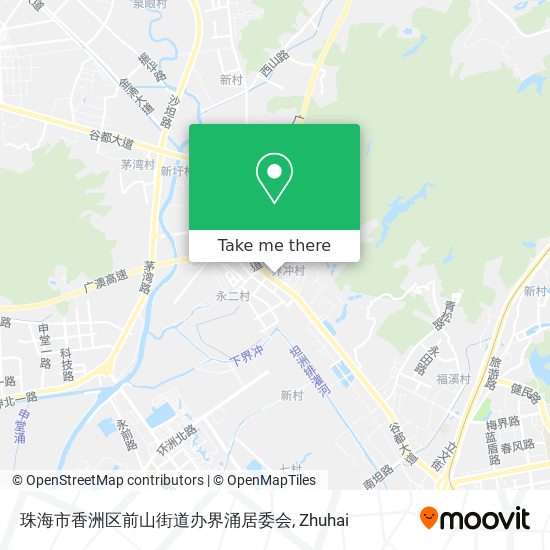珠海市香洲区前山街道办界涌居委会 map