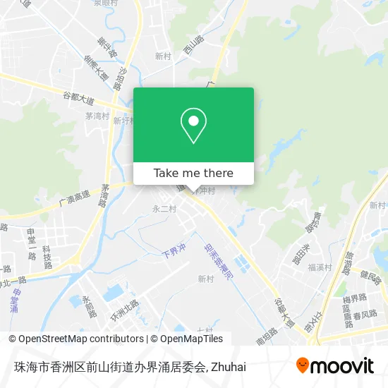 珠海市香洲区前山街道办界涌居委会 map