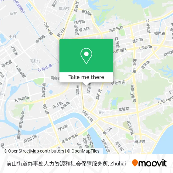 前山街道办事处人力资源和社会保障服务所 map