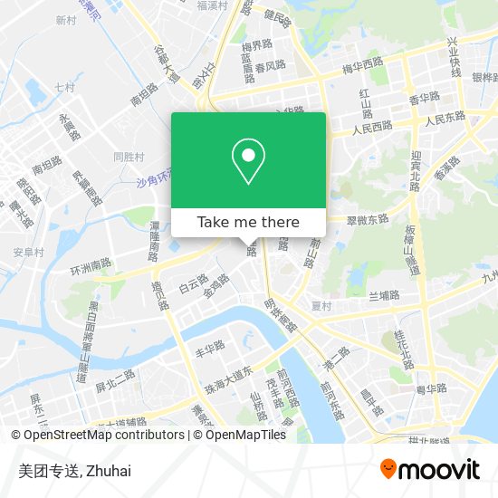 美团专送 map