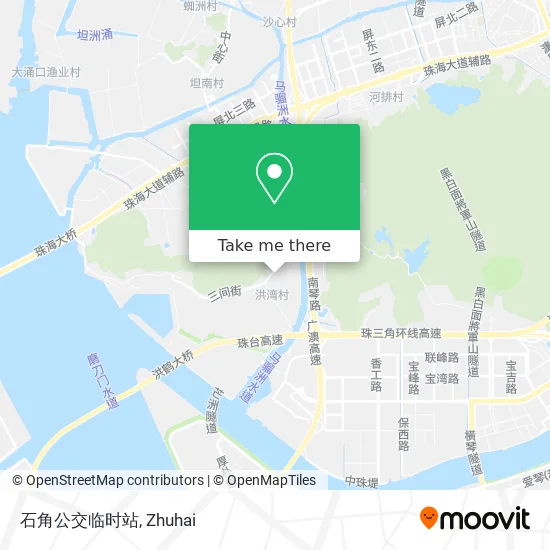 石角公交临时站 map