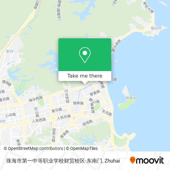 珠海市第一中等职业学校财贸校区-东南门 map