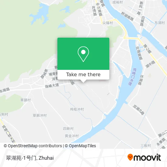 翠湖苑-1号门 map