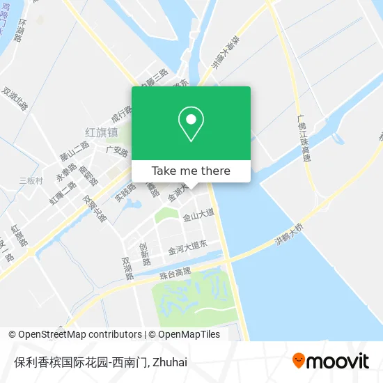 保利香槟国际花园-西南门 map