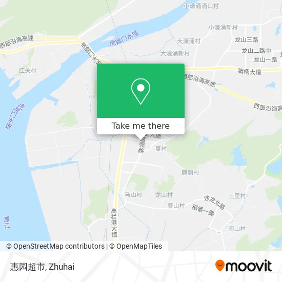惠园超市 map