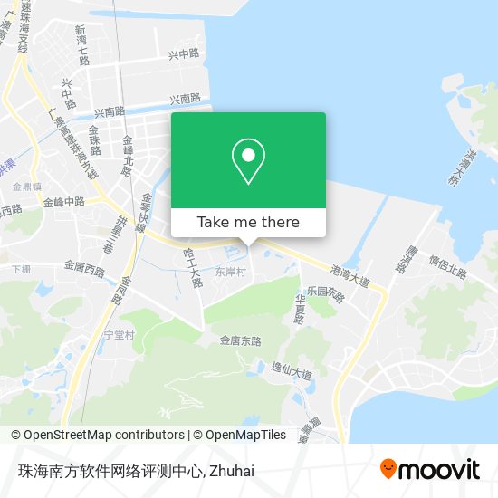 珠海南方软件网络评测中心 map