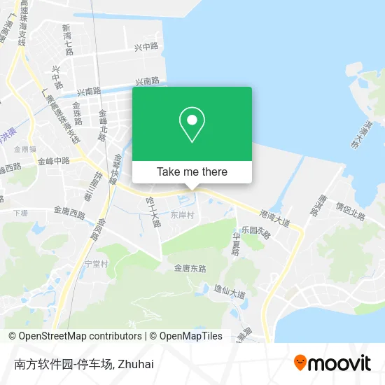 南方软件园-停车场 map