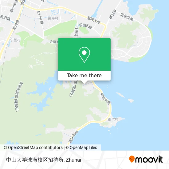 中山大学珠海校区招待所 map