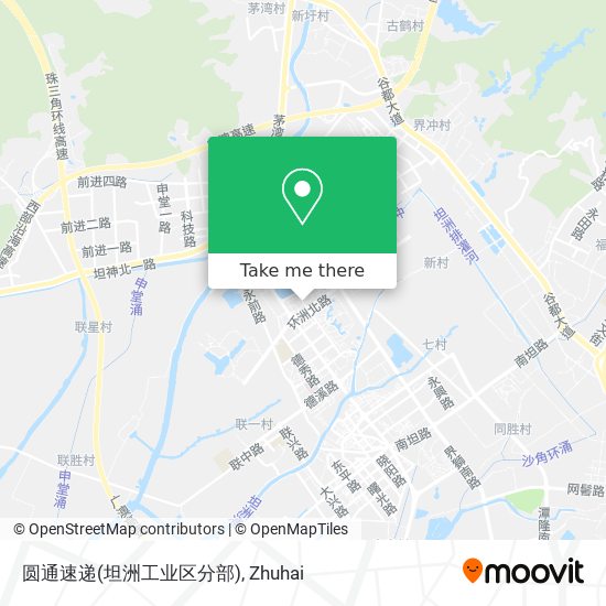 圆通速递(坦洲工业区分部) map