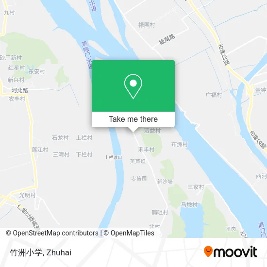 竹洲小学 map