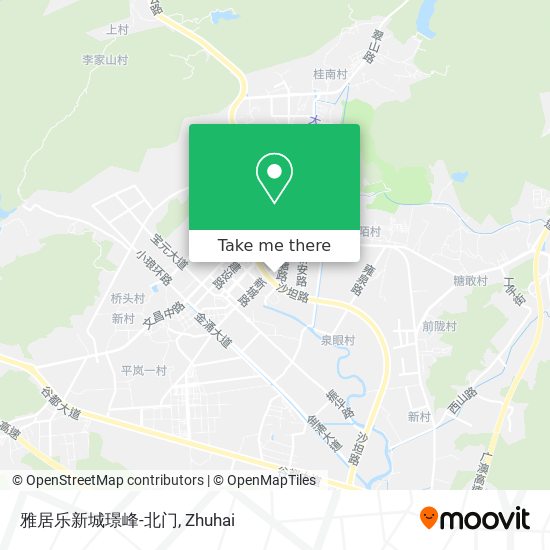 雅居乐新城璟峰-北门 map