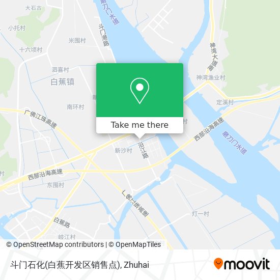 斗门石化(白蕉开发区销售点) map