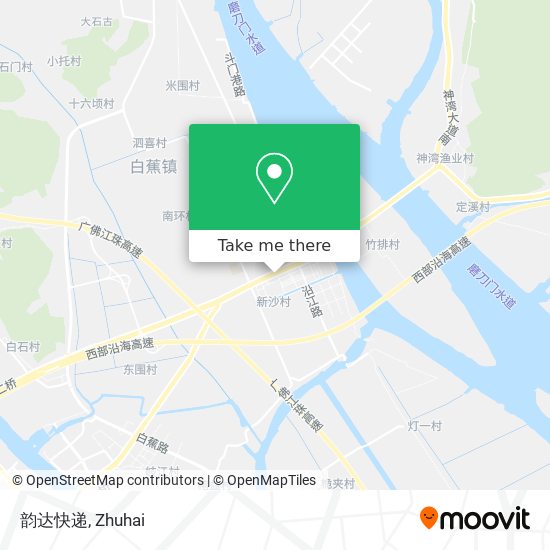 韵达快递 map