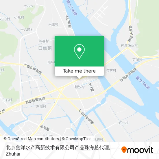北京鑫洋水产高新技术有限公司产品珠海总代理 map