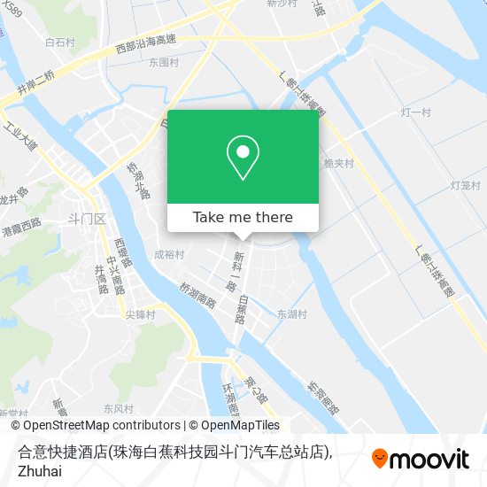 合意快捷酒店(珠海白蕉科技园斗门汽车总站店) map