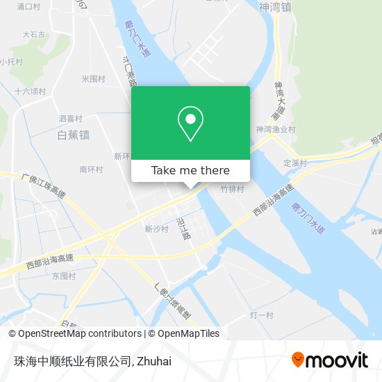 珠海中顺纸业有限公司 map