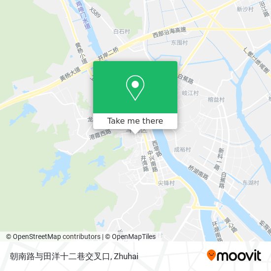 朝南路与田洋十二巷交叉口 map