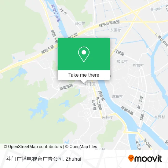 斗门广播电视台广告公司 map