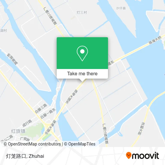 灯笼路口 map