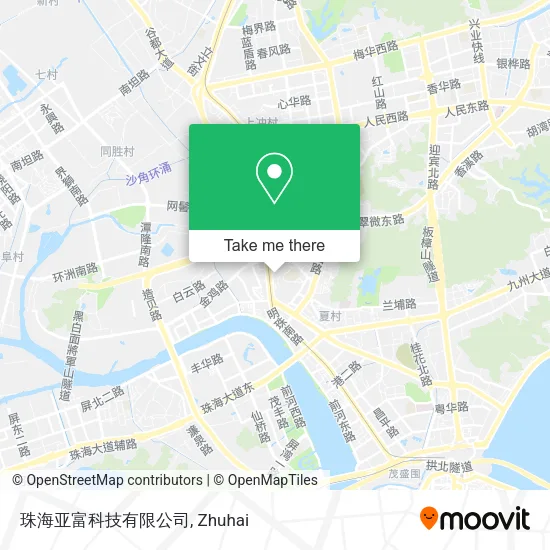 珠海亚富科技有限公司 map