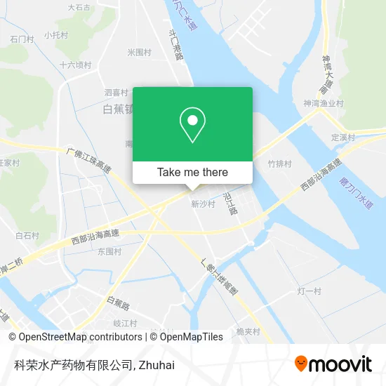 科荣水产药物有限公司 map