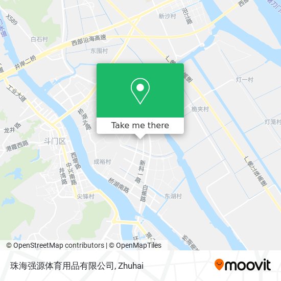 珠海强源体育用品有限公司 map