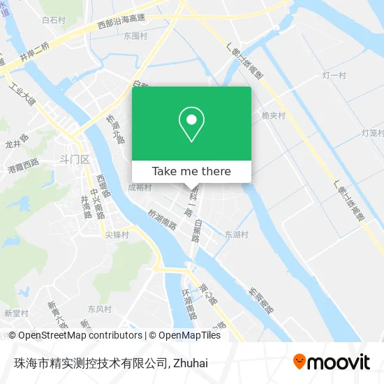 珠海市精实测控技术有限公司 map
