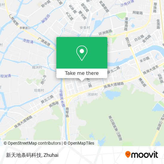 新天地条码科技 map