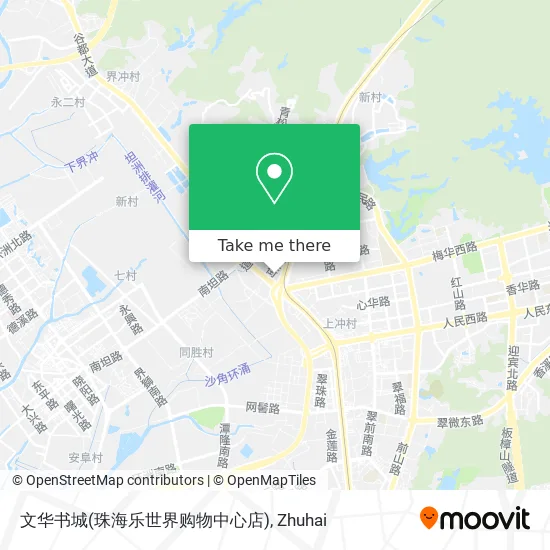 文华书城(珠海乐世界购物中心店) map