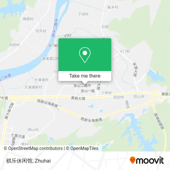 棋乐休闲馆 map