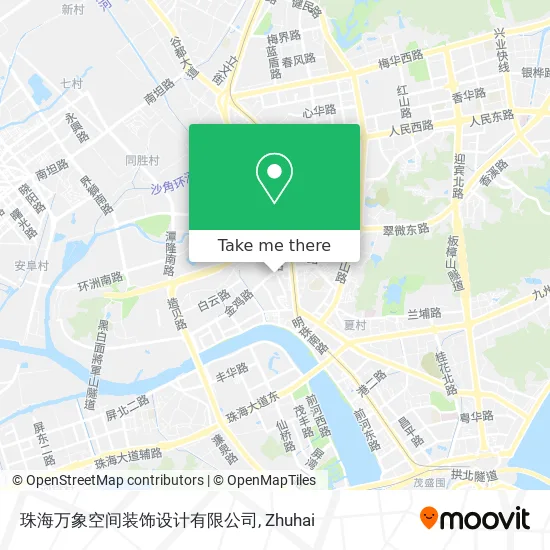 珠海万象空间装饰设计有限公司 map