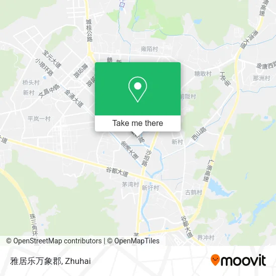 雅居乐万象郡 map