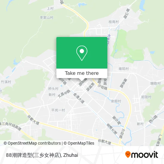 88潮牌造型(三乡女神店) map