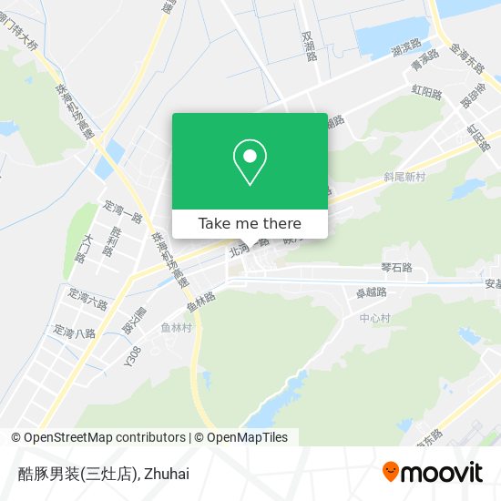 酷豚男装(三灶店) map