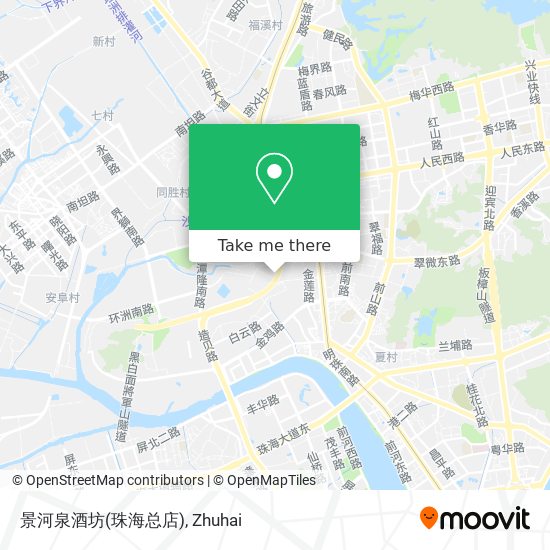 景河泉酒坊(珠海总店) map