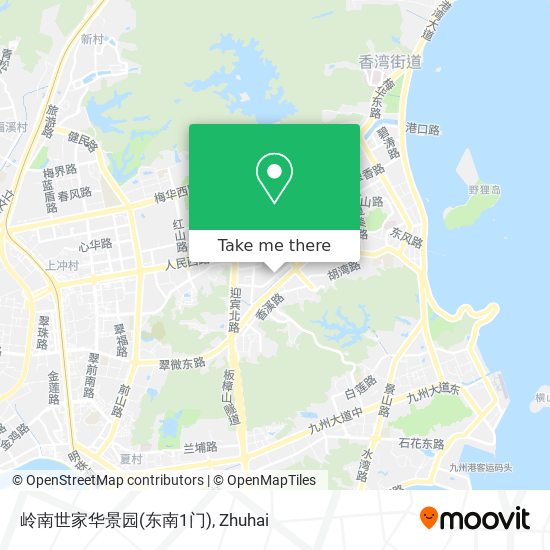 岭南世家华景园(东南1门) map
