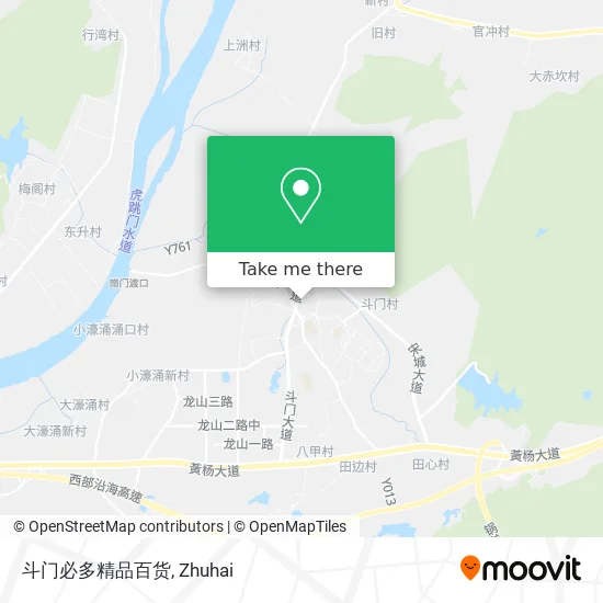 斗门必多精品百货 map