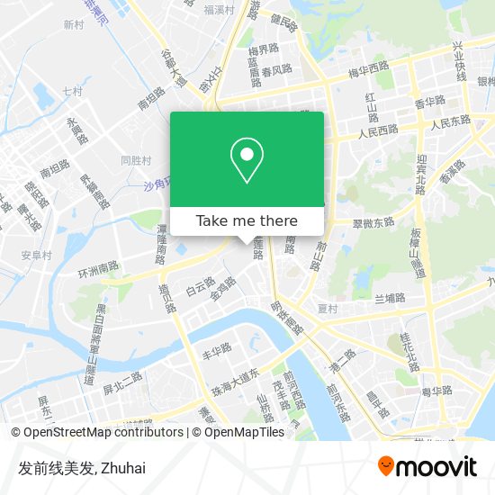 发前线美发 map