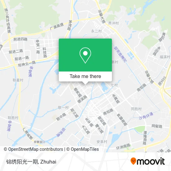 锦绣阳光一期 map