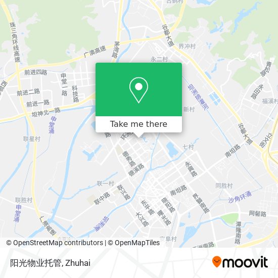 阳光物业托管 map