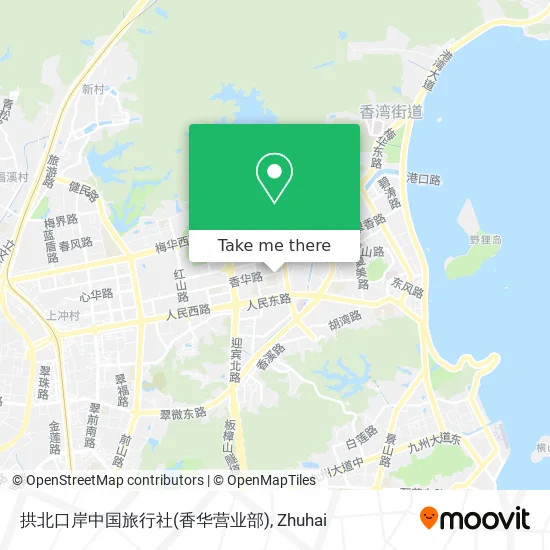 拱北口岸中国旅行社(香华营业部) map