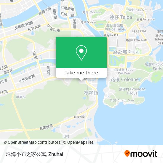 珠海小布之家公寓 map
