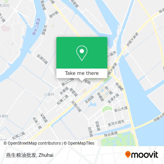 燕生粮油批发 map