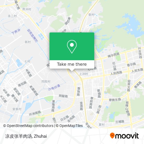 凉皮张羊肉汤 map